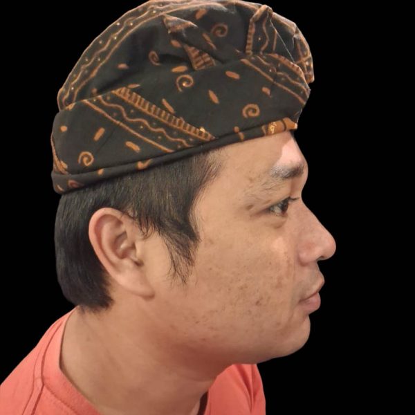 Balinese Batik Udeng Headdress C Balinese Batik Udeng Headdress C