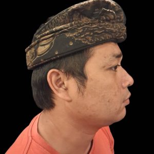 Balinese Batik Udeng Headdress F